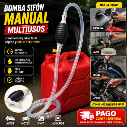 🛠️ La Solución Práctica para Transferir Líquidos Sin Esfuerzo 💥 Manguera para Gasolina⛽💧