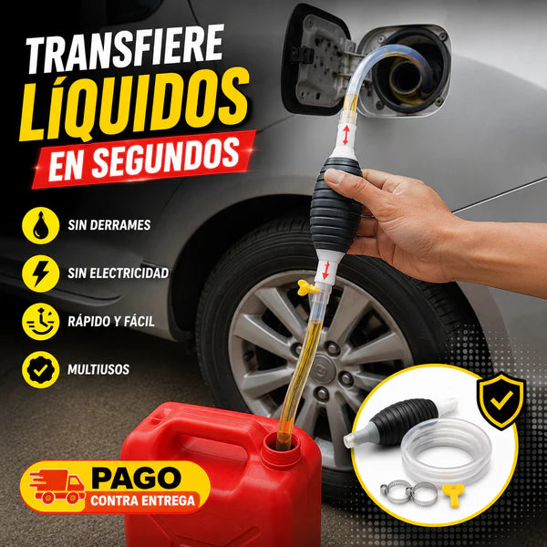 🛠️ La Solución Práctica para Transferir Líquidos Sin Esfuerzo 💥 Manguera para Gasolina⛽💧