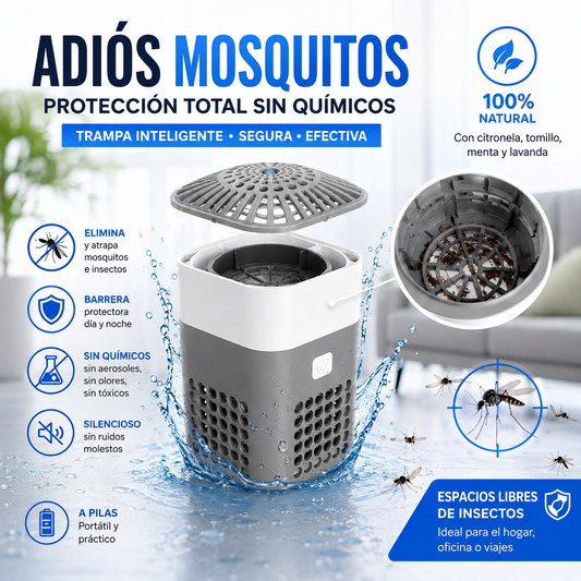 🦟 ¡Cero Mosquitos, Más Tranquilidad! 🛡️ | Repelente de Insectos Portátil ✅
