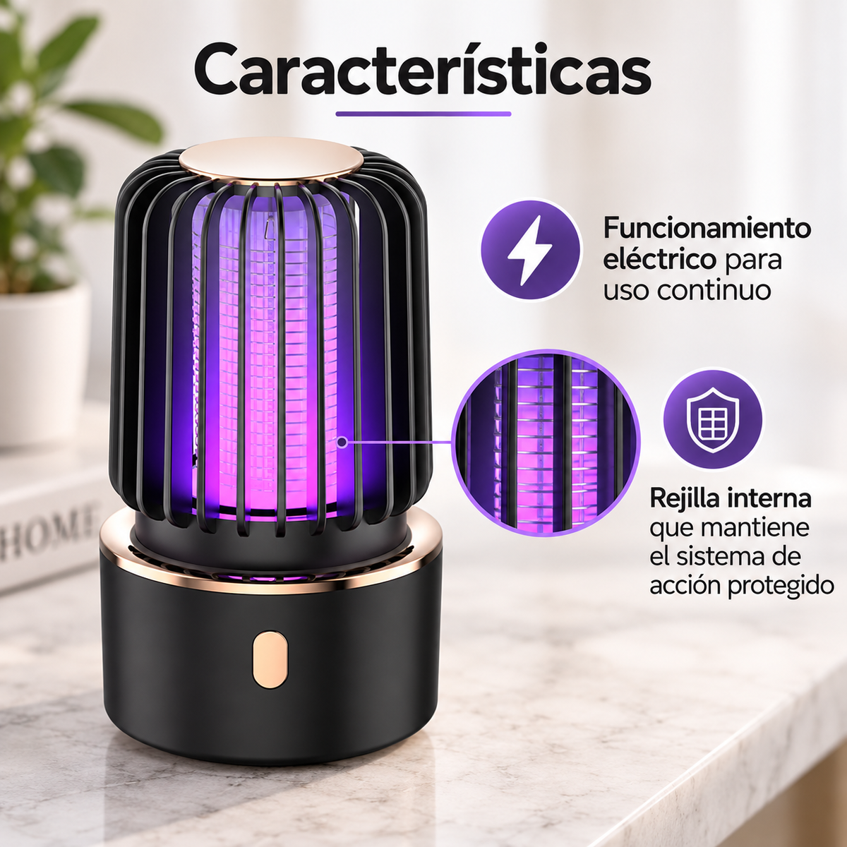 🦟 Lámpara Antimosquitos Eléctrica ✨ ¡Noches tranquilas, sin mosquitos!